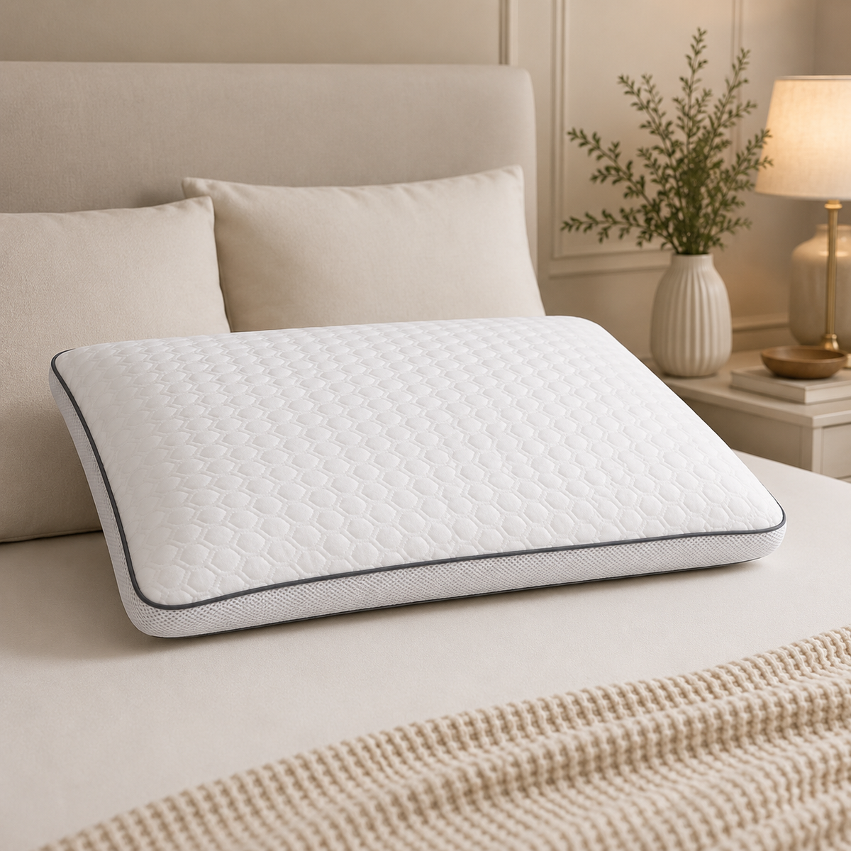 Oreiller Visco Plump en mousse à mémoire de forme Konfohome Image