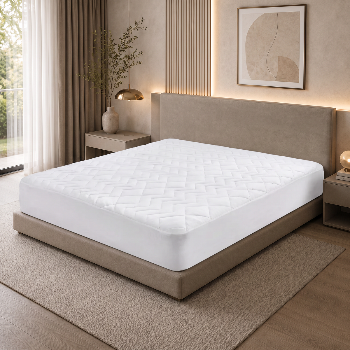 Protège Matelas Matelassé Thermorégulateur